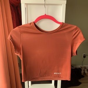 ECHT apparel cropped top with sleeves